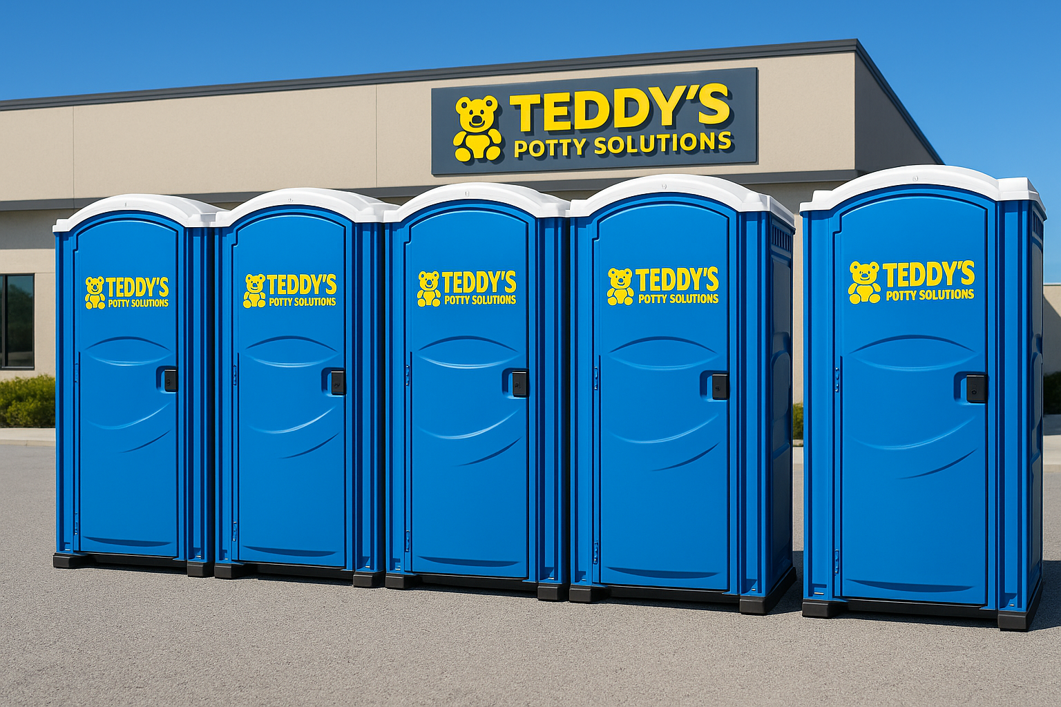 Teddy's Potty Solutions porta potties